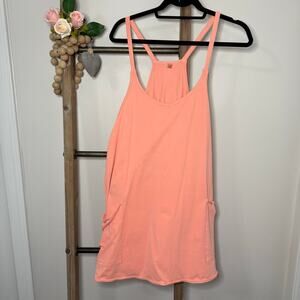 Free People‎ Movement Hotshot Peach Dress Size Large